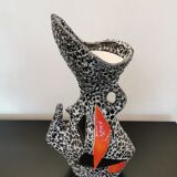 Vase design géométrique signé Le Vaucour Vallauris