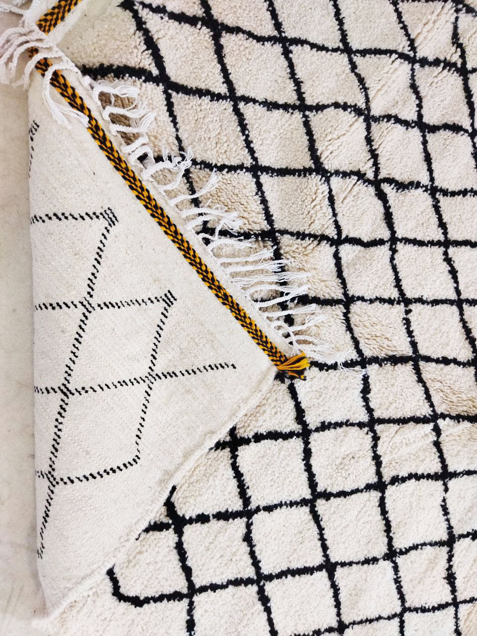 Moroccan Berber rug Beni Ourain 250x140cm