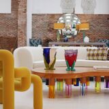 Contemporary Ekstrem Yellow Armchairs Designed by Terje Ekstrom