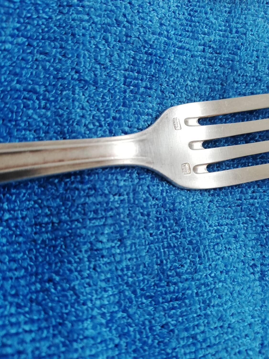 Gianini silver-plated spoon and fork