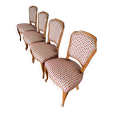 Set of 4 solid wood chairs