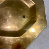 Octagonal brass plate