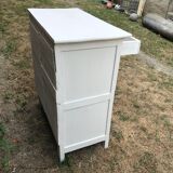 White Parisian buffet