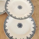 Service of 8 vintage plates in Iron Land