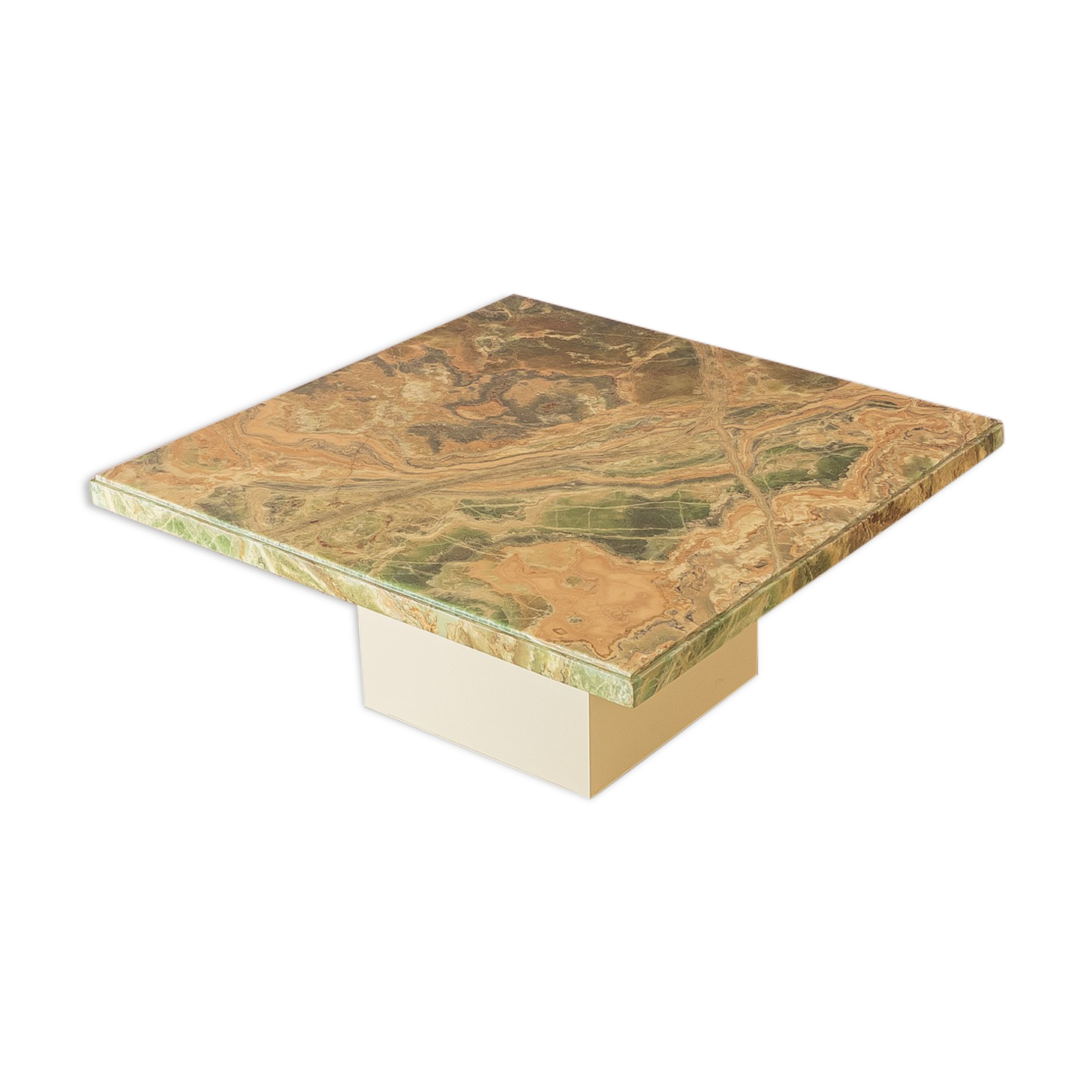 1960s onyx coffee table