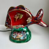 Lampe poisson Vallauris années 70