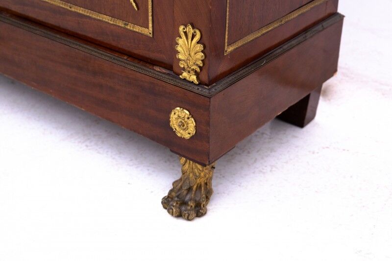 Unique Empire library display cabinet, France, circa 1820.