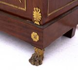 Unique Empire library display cabinet, France, circa 1820.