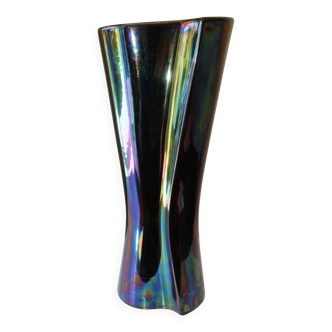 Large iridescent vase Verceram n° 6397 60s