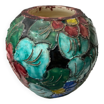 Ceramic ball vase