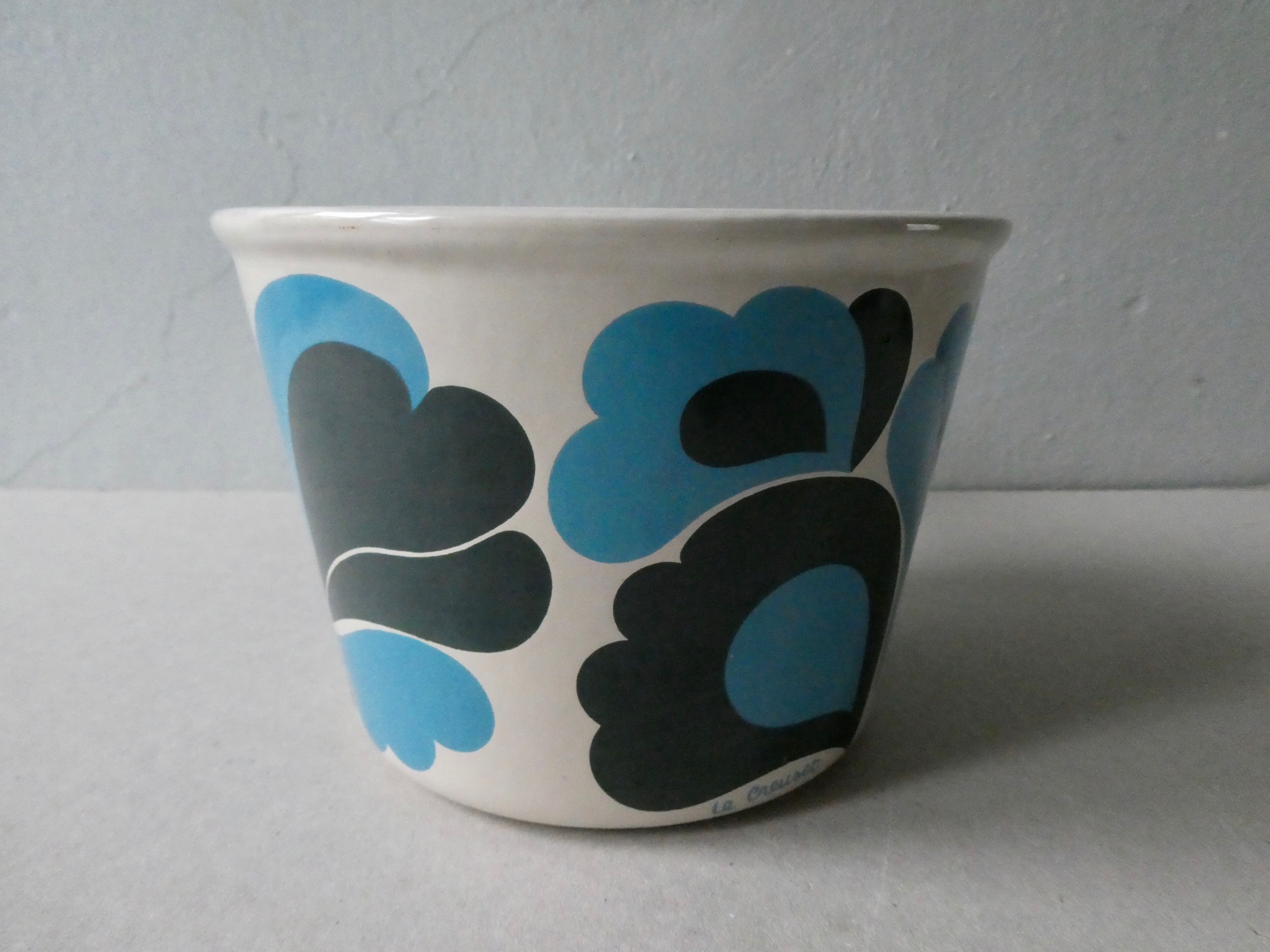 Caquelon enamelled cast iron Le Creuset, 70s