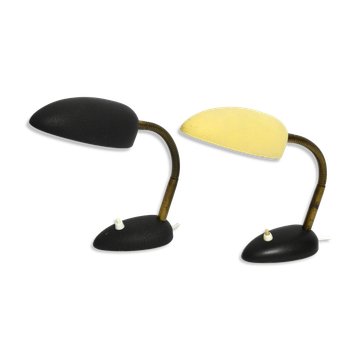 Paire de lampes de table en métal par Gebrüder Cosack, années 1950