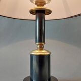 Lampe Carcel en métal et laiton doré 1960.
