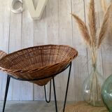 Pair of armchairs "baskets"
