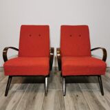 Fauteuils vintage par Jaroslav Smidek