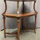 Tea table, marquetry living room table, early 20th century