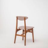 Chaise de salle à manger vintage par Hałas, restaurée