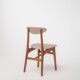 Chaise de salle à manger vintage par Hałas, restaurée