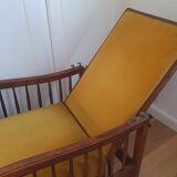 Chaise longue velours