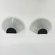 Set of 2 glass Prisma wall lamps MEGA, 1980s, Italy