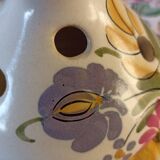 Keraluc vase in Quimper floral decor