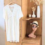 Armoire asymétrique vintage en chêne rénovée