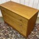 Commode anglaise des années 70 en acajou