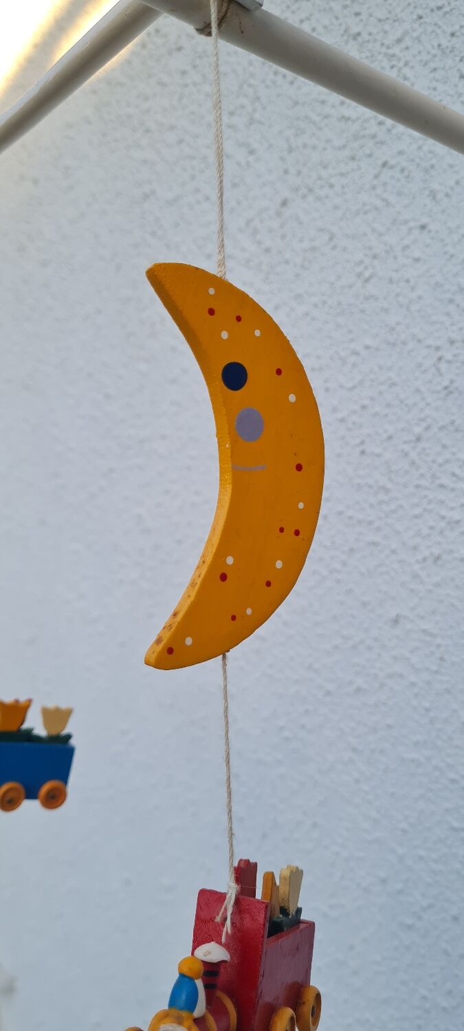 Vintage wooden children's mobile
