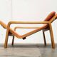 Mid-century modern Pulkka lounge chair by Ilmari Lappalainen for Asko, 1960s.