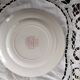Assiette plate en porcelaine  anglaise rouge , Grindley , Staffordshire ,England