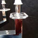 Chrome metal chandelier 70/80