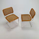 2  chairs Cesca by Marcel Breuer, italy, 1970s