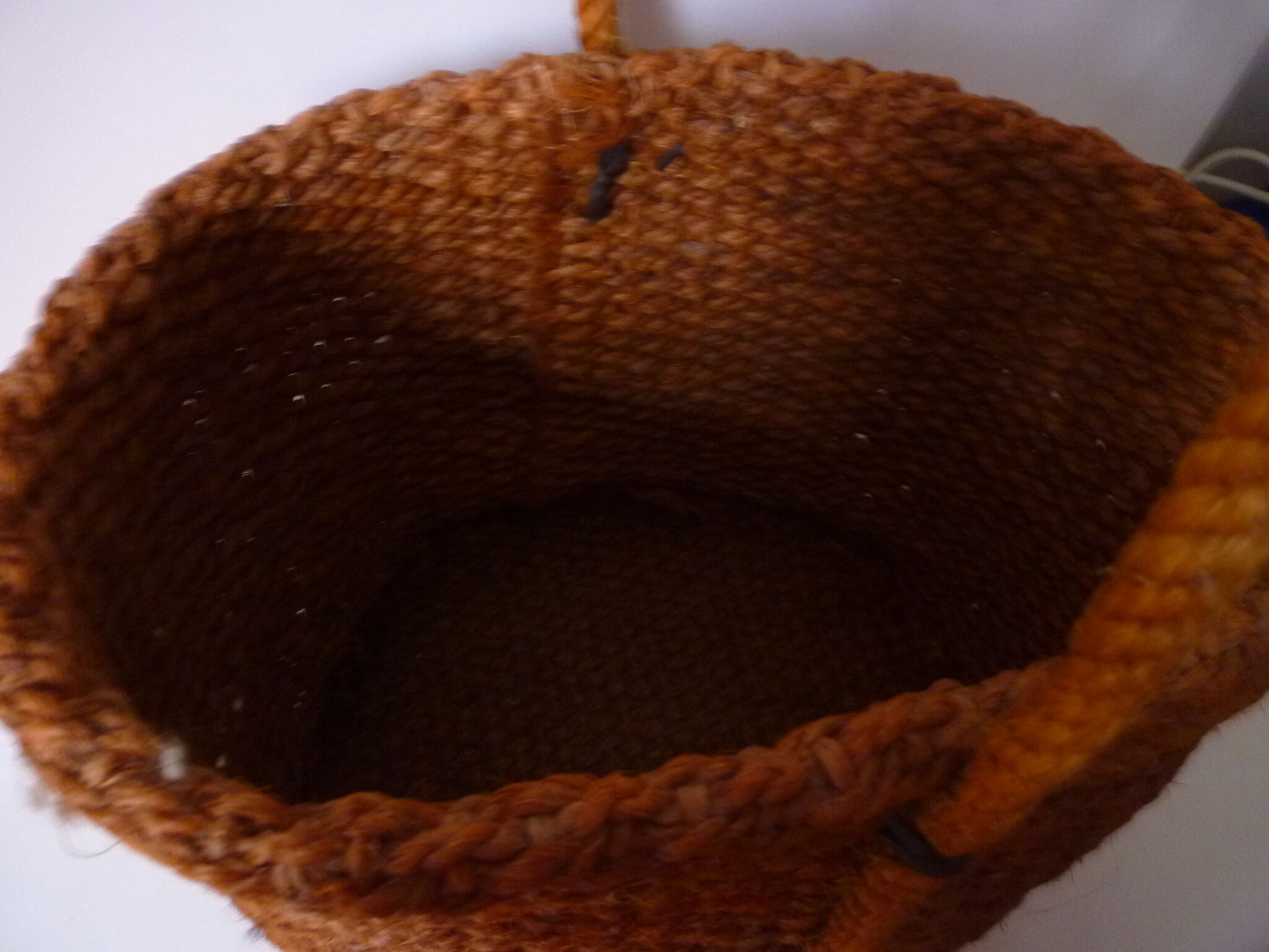 Jute transport basket