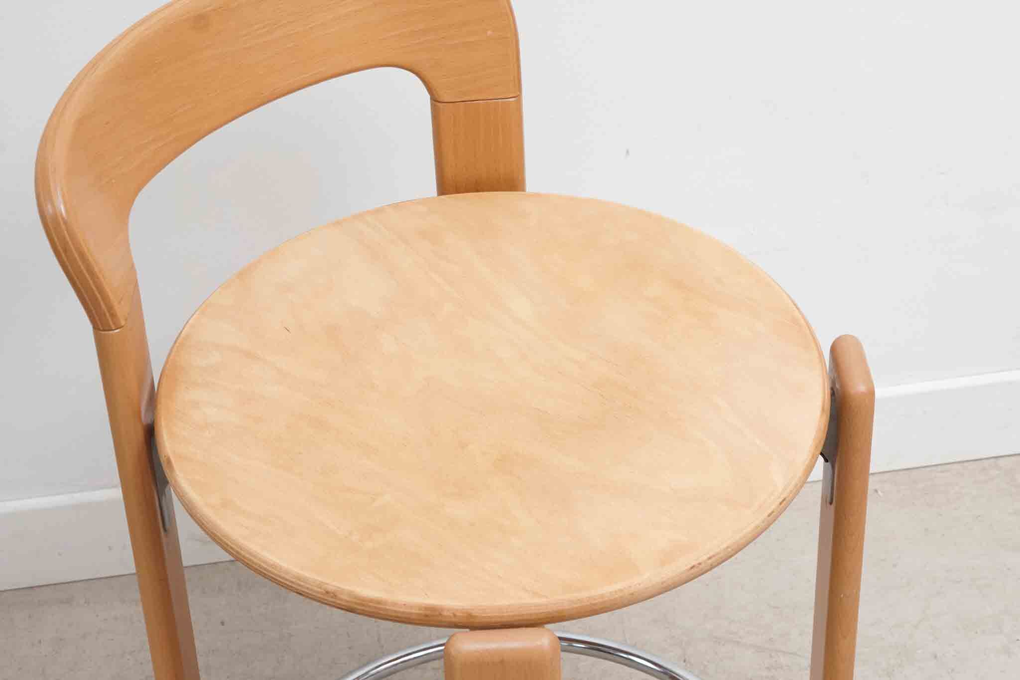 Bruno Rey oak high chair