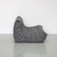Set of grey microfiber Togo sofas designed by Michel Ducaroy 1973
