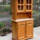 2-part solid wood buffet display cabinet kitchen storage cabinet 94cm