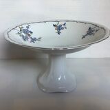 Ancien plat pied douche fleurs miosotis czecho slovakia