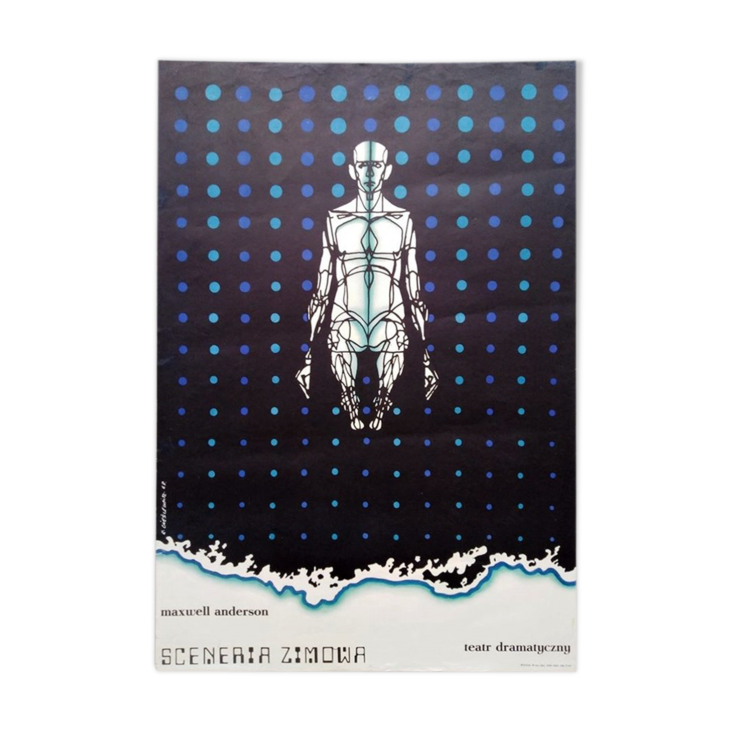 Polish moose theatre poster 1968 Polish poster vintage design