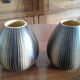 Paire de vases boules vintage Saint Clement