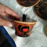 Ceramic coffee service Quimper Quercy