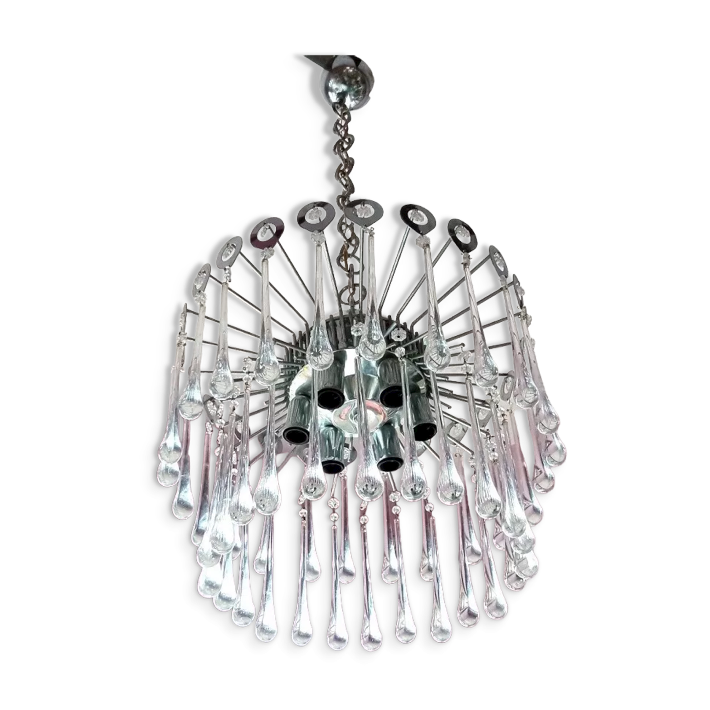 Italian murano waterfall chandelier