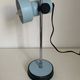 Vintage 1960 Veneta Lumi sky blue desk lamp - 30 cm