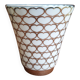 HAVILAND Limoges porcelain Gold & White Vase pot ONZE DE COEUR hand-decorated