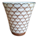HAVILAND Limoges porcelain Gold & White Vase pot ONZE DE COEUR hand-decorated