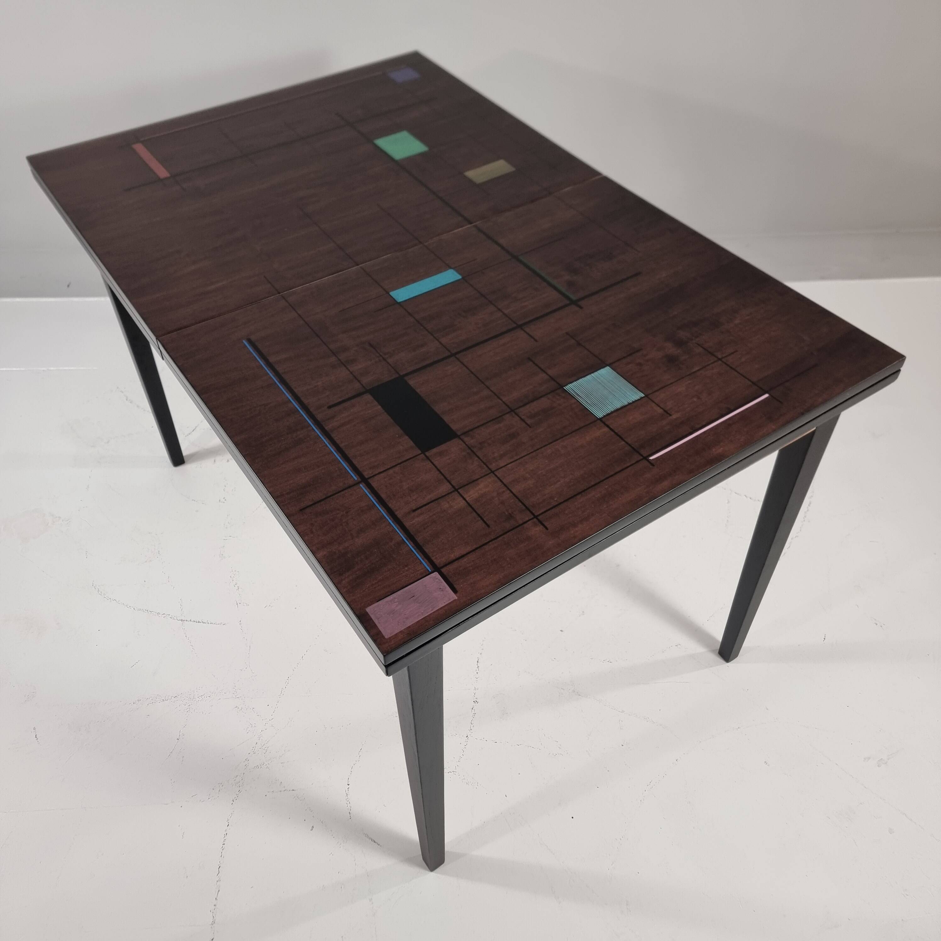 Vintage dining table in ash, 1970s