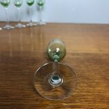 9 liquor glasses early xx th