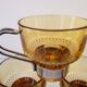 Amber glass cups