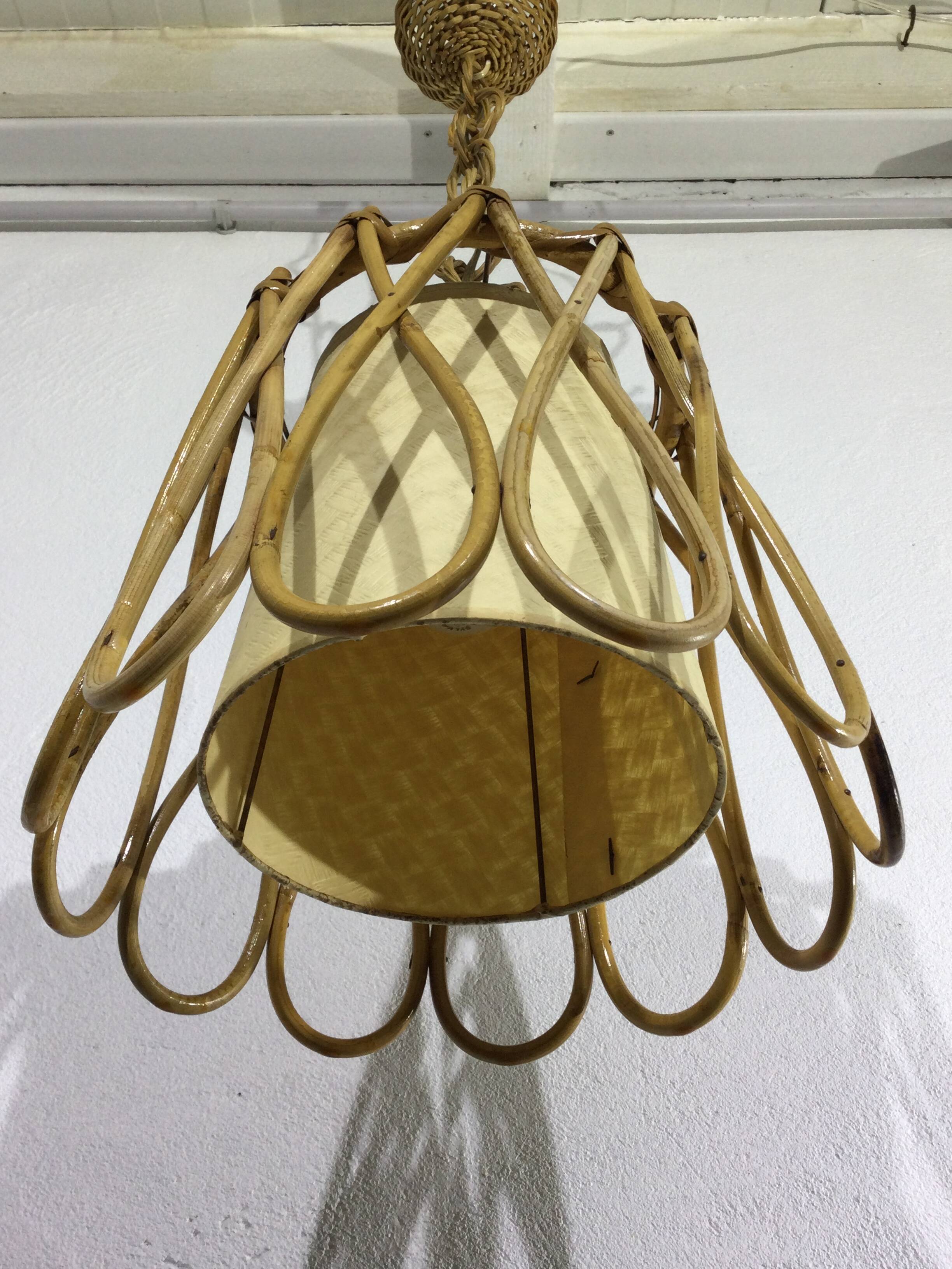 Rattan suspension