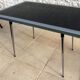 *Table with concrete top and industrial style stainless steel contour