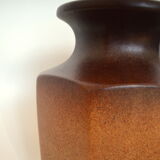 Hexagonal vase Scheurich Keramik, model 207-20, made in West Germany